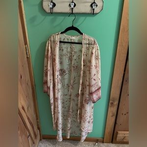 Maurice’s floral cardigan sheer